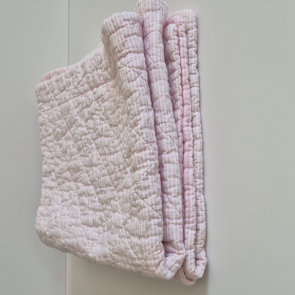 Tommy Hilfiger Soft Pink Quilted Pillow Cover Set - Picture 3 of 12